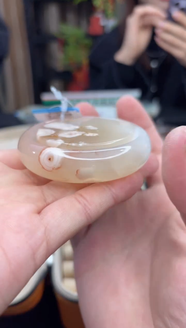 【闪购商品】石英质玉手镯未镶嵌623（56圈赠送镯心）