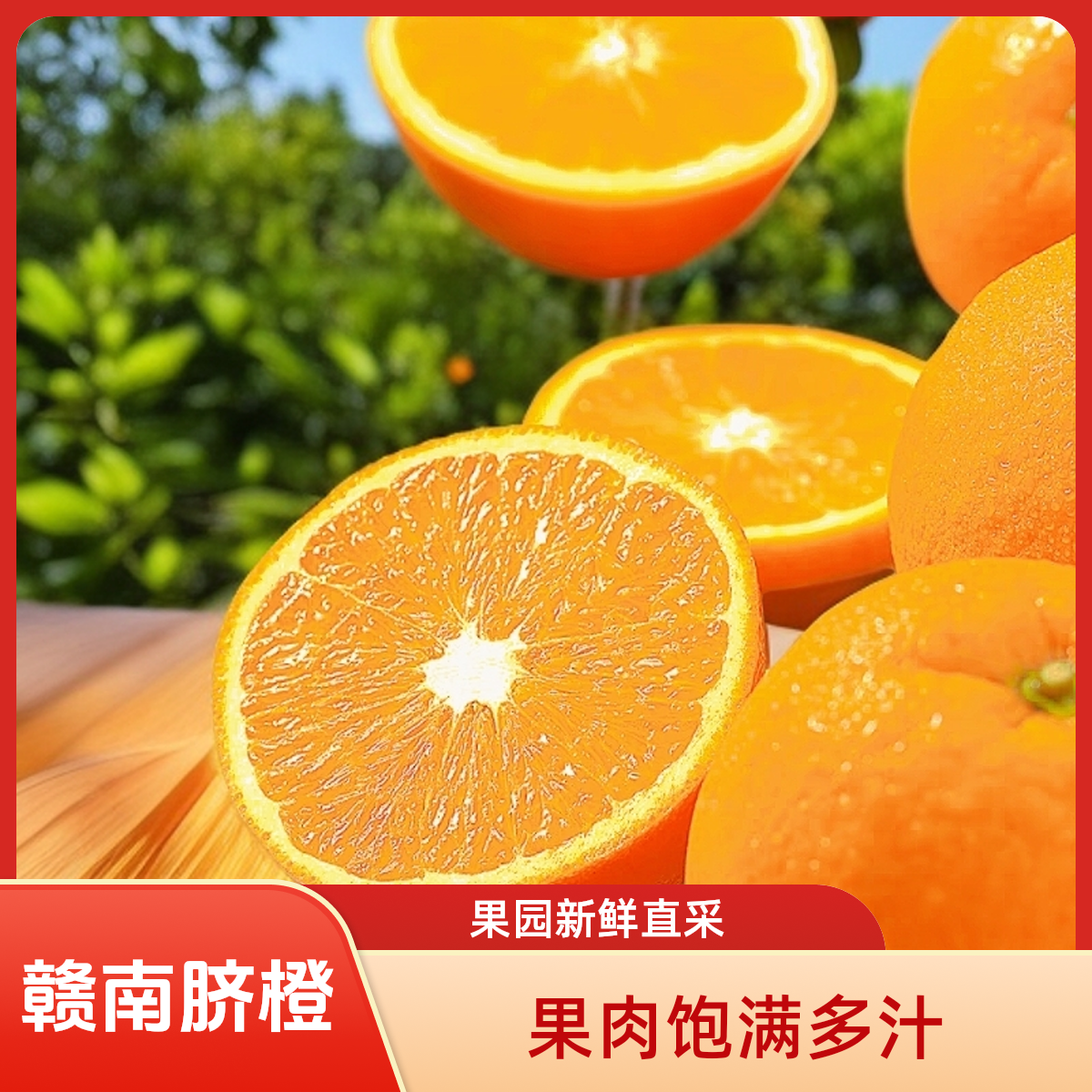 江西正宗赣南脐橙果园直发10斤装新鲜橙子产地直发鲜果现摘现发