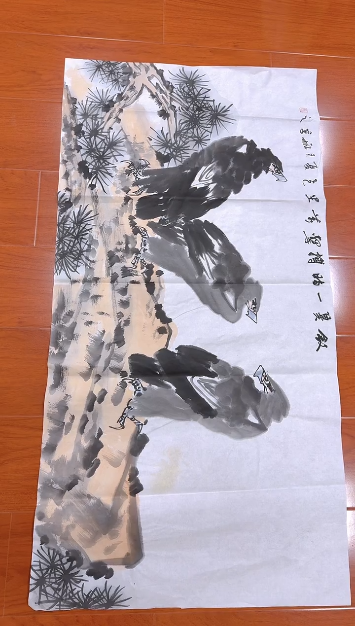 国画手绘原稿-姜超-国画8平尺