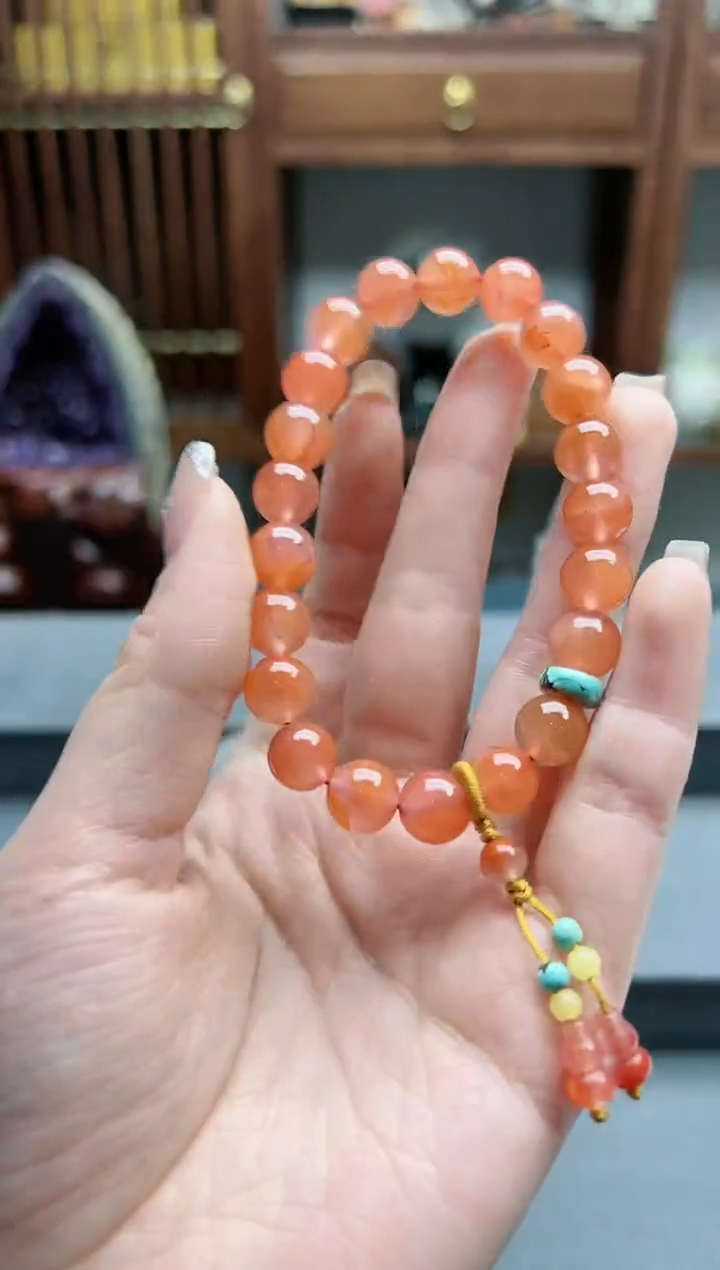 【闪购商品】南红玛瑙手串未镶嵌南红手串*1 DN