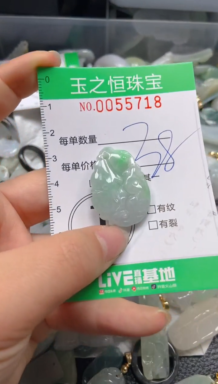 【闪购商品】翡翠未镶嵌颈饰闪购0055718