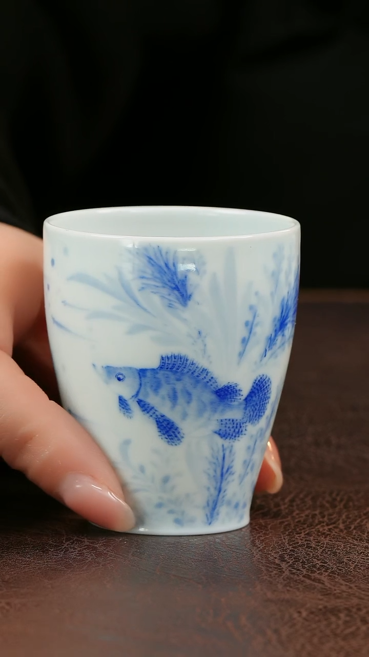 【闪购商品】青山赋鱼主人杯陶瓷