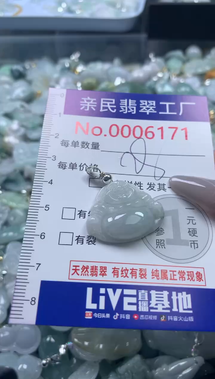 颈饰未镶嵌翡翠6171