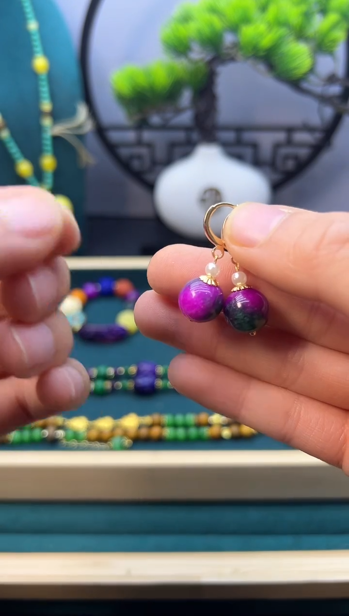 【闪购商品】翡翠颈饰14K金镶嵌E389