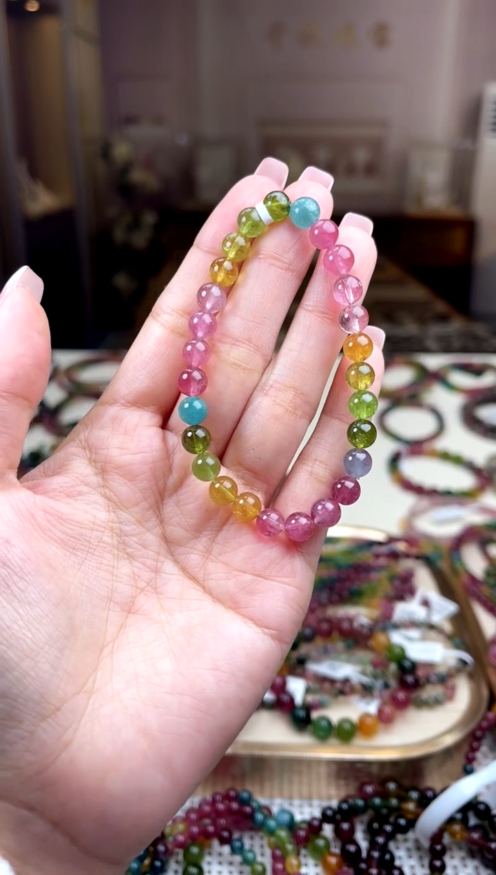 【闪购商品】碧玺/未镶嵌6mm+碧玺单圈多样性发货