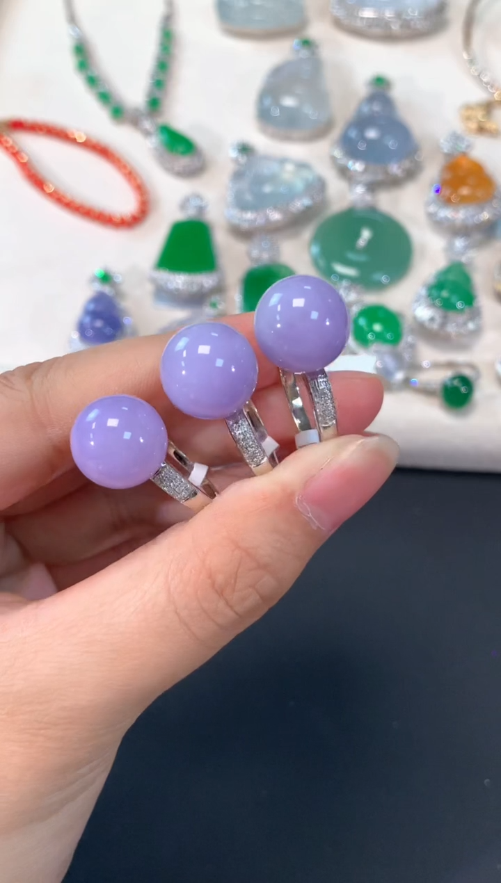 【闪购商品】翡翠戒指18K金镶嵌A31|2980拍一发一