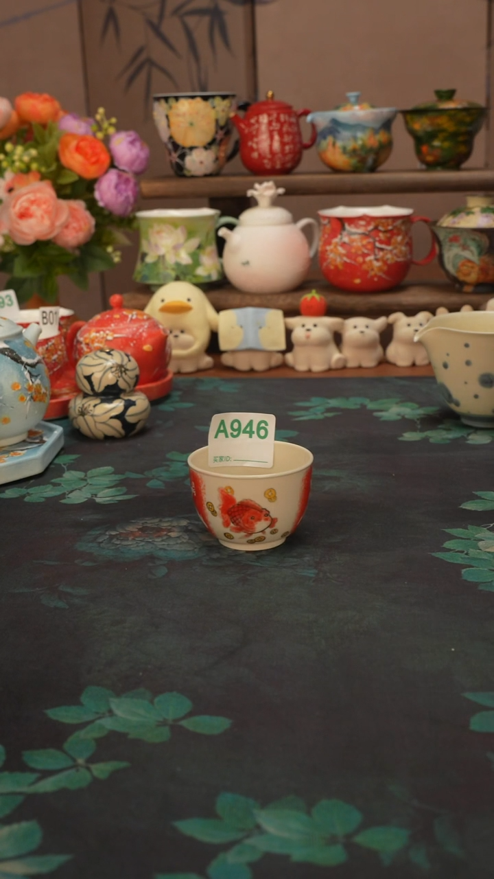 羲下兰行  小金鱼缸杯946