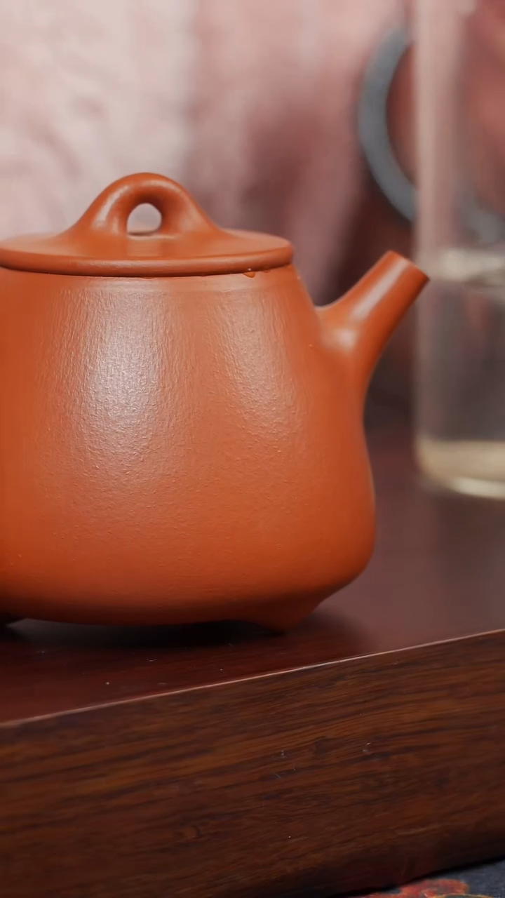 茶壶紫砂宜兴紫砂壶朱泥高瓢
