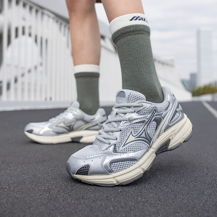 Mizuno/美津浓跑者美学【SPEED 2K】复古老爹网面透气低帮运动跑鞋