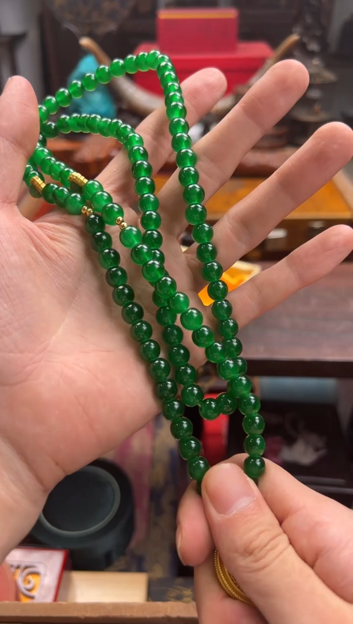 翡翠未镶嵌颈饰---------------1