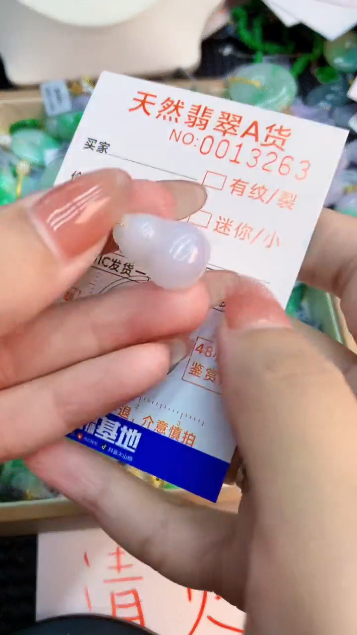 翡翠未镶嵌颈饰           1