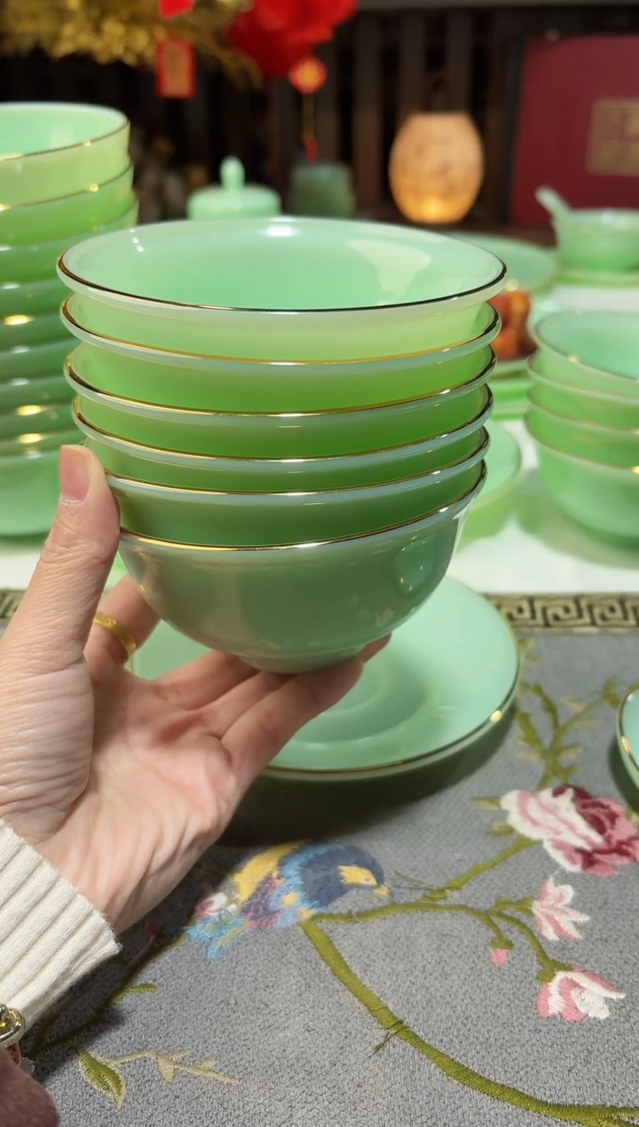 玉瓷4.5英寸饭碗6个景德镇陶瓷