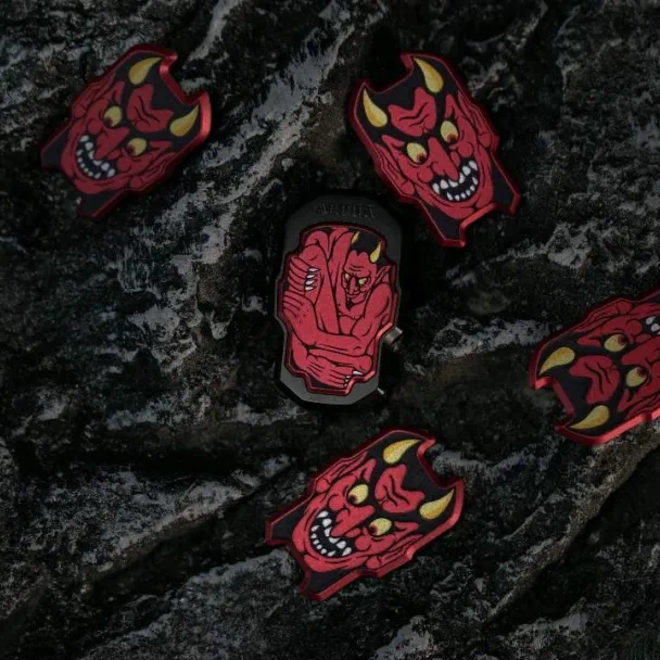 【梵人物】SSS武士机械推牌ALPHA计划解压玩具金属edc创意玩具