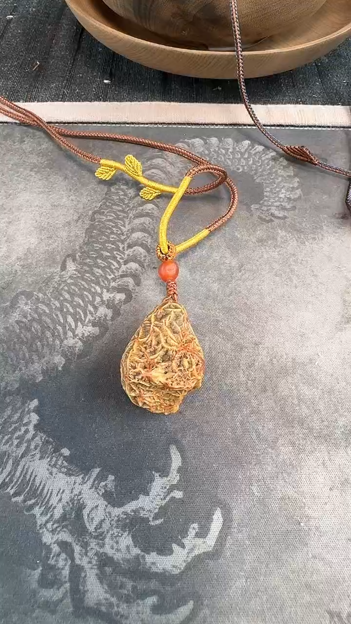 【闪购商品】玛瑙吊坠未镶嵌147号阿拉善地表原石玛瑙吊坠