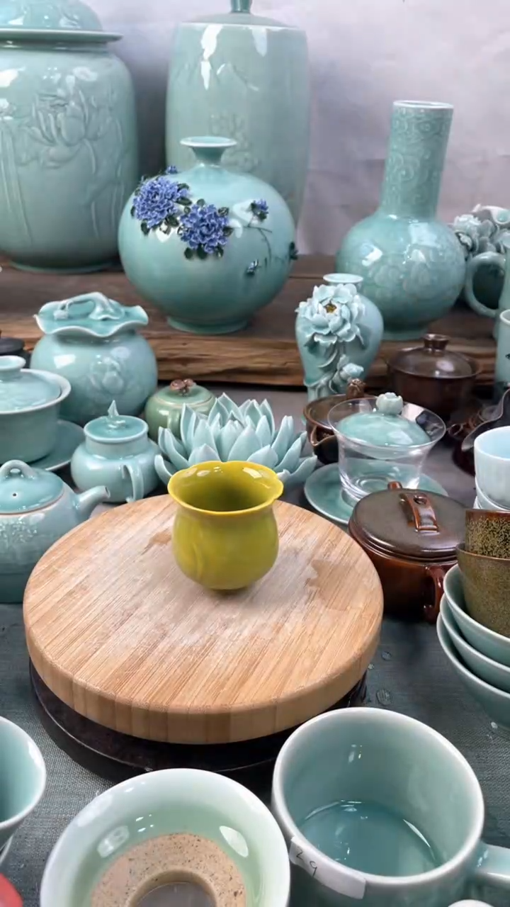 【闪购商品】特价 微瑕 慧仙青瓷