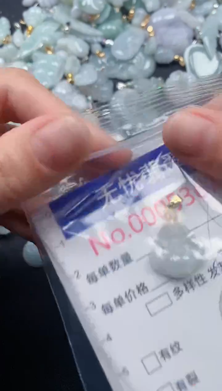 吊坠(不含链)未镶嵌翡翠5637