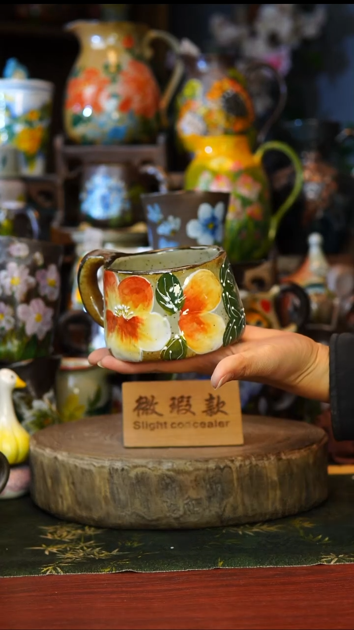 陶瓷50景德镇手工手绘釉下彩