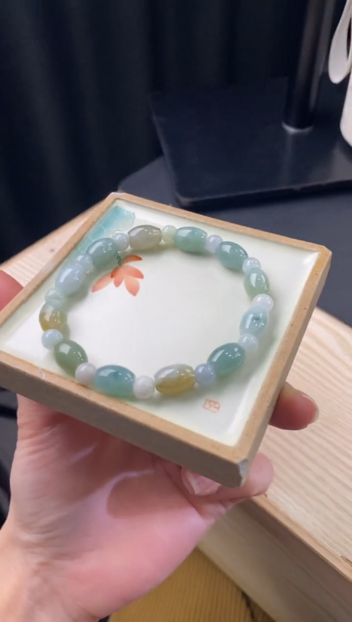 【闪购商品】翡翠手链未镶嵌手串1406