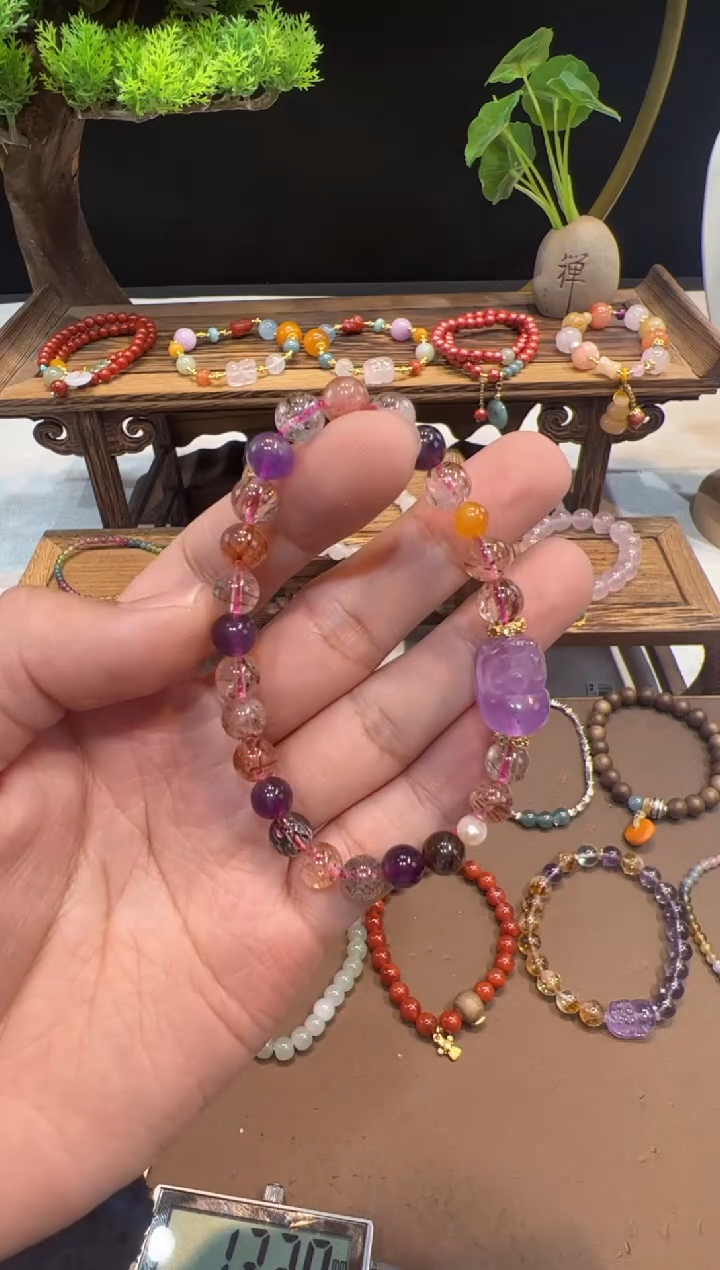 【闪购商品】水晶手串未镶嵌@@手饰