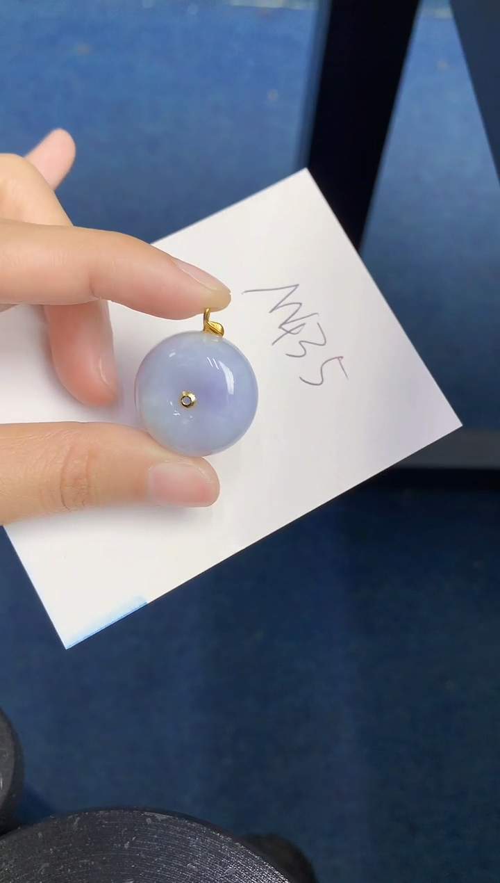 【闪购商品】翡翠颈饰18K金镶嵌000000000