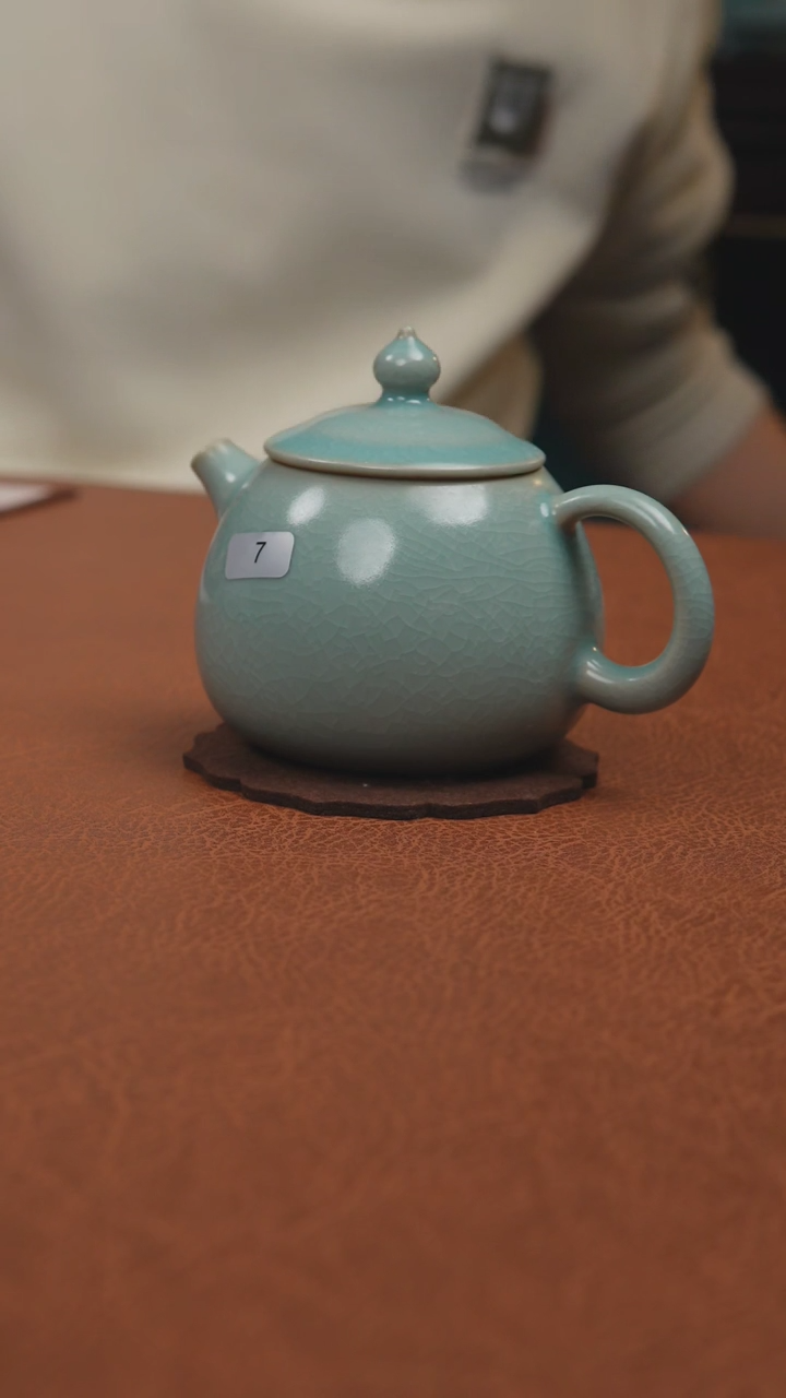 【闪购商品】杯汝州原产地原矿釉仿古壶