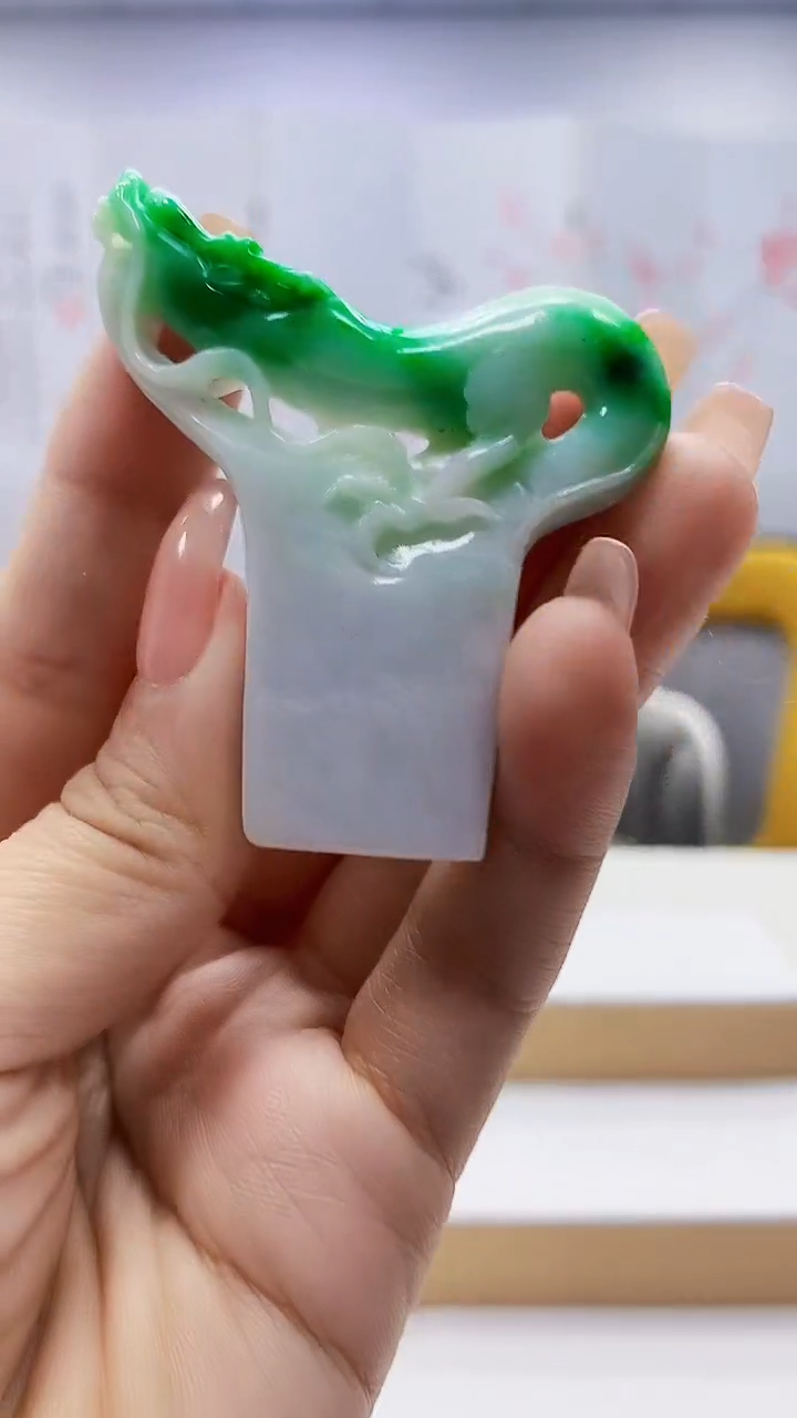 未镶嵌定制翡翠3495ty-毛货挂件4