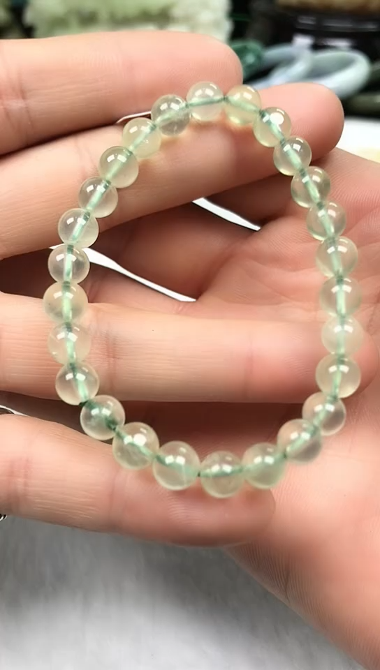 【闪购商品】葡萄石手链未镶嵌【7MM】