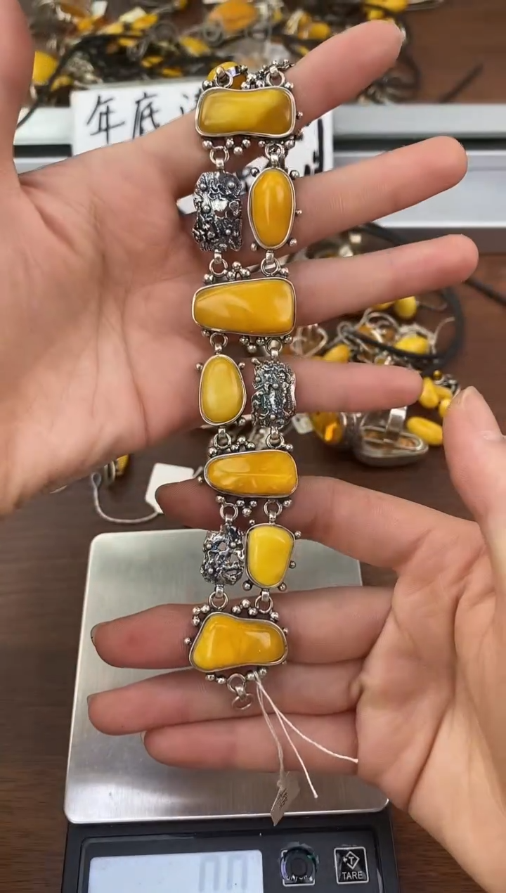 裸石琥珀未镶嵌天然琥珀蜜蜡