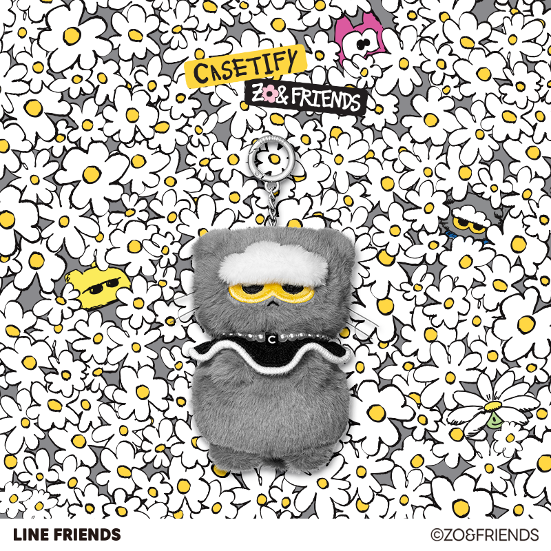 CASETiFY ×ZO & Friends联名系列毛绒配件