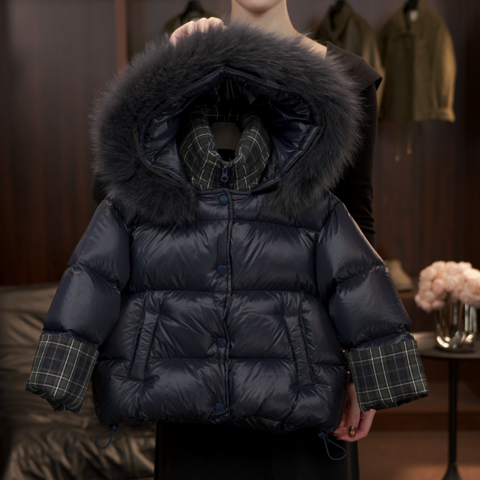 【MQ】2025双倍充绒儿童羽绒服百搭时尚韩版加厚羽绒服