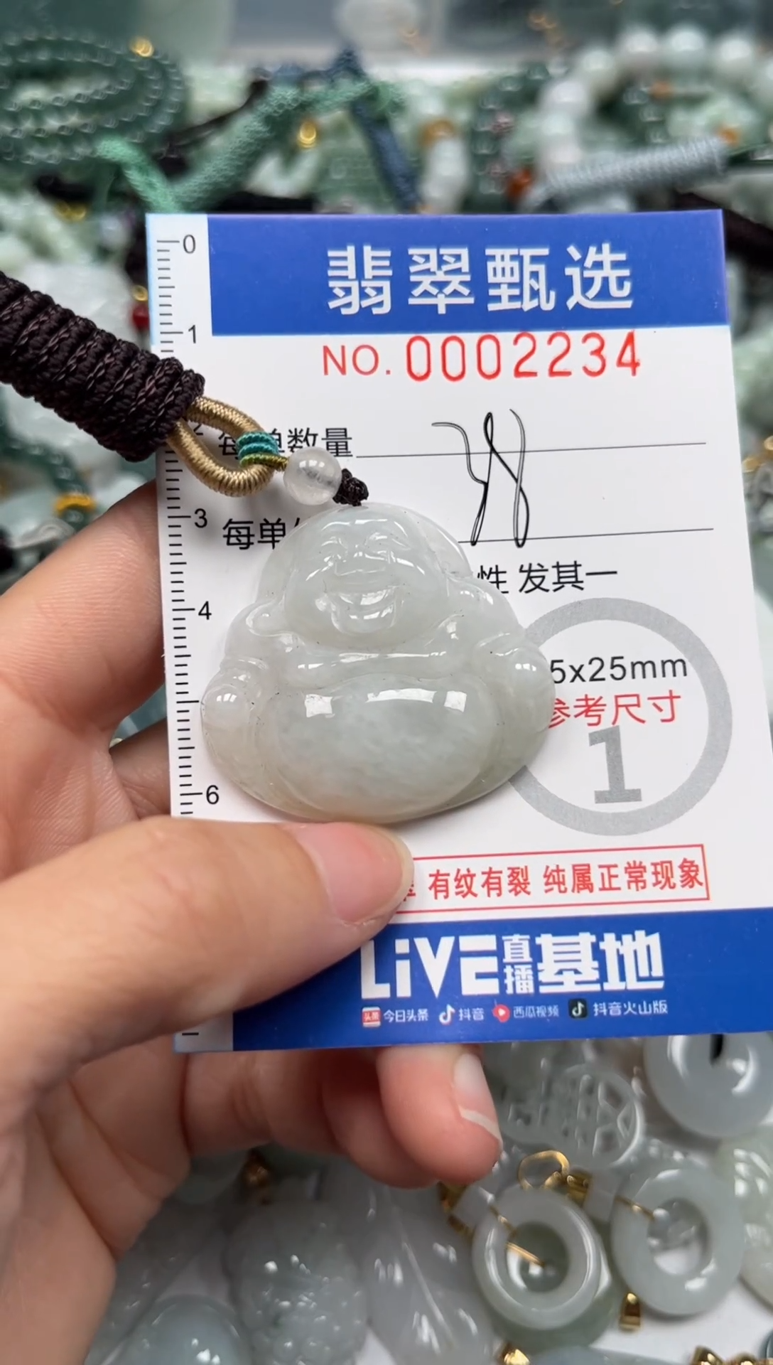 【闪购商品】翡翠颈饰未镶嵌00..2234