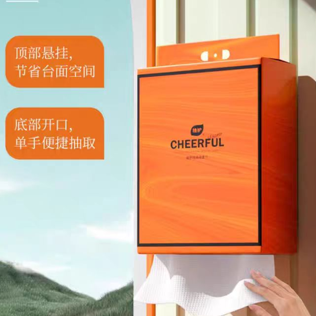 壁挂抽取式加厚洁面巾