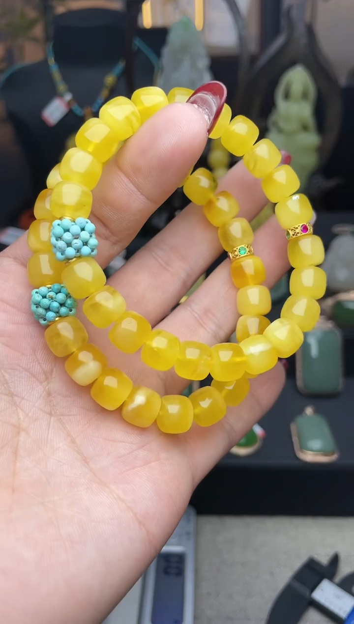 【闪购商品】琥珀手链未镶嵌手串多样性发其一sm52
