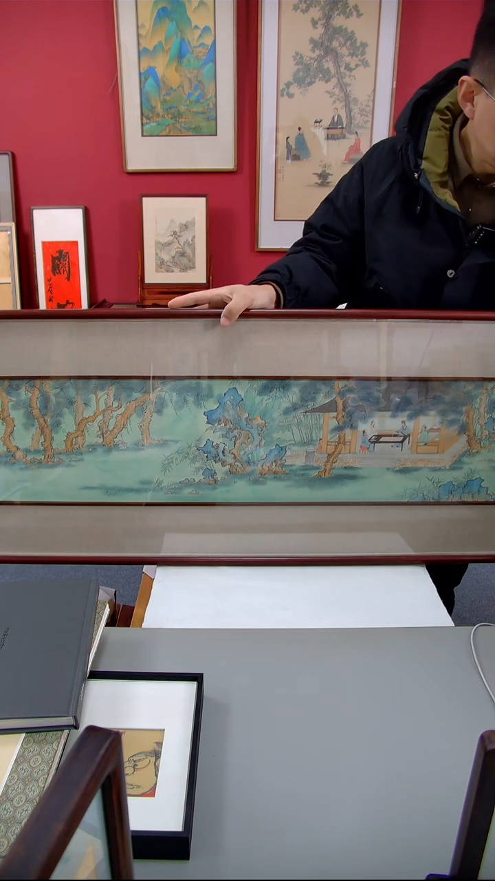 【闪购商品】国画史吾兴《青绿山水》