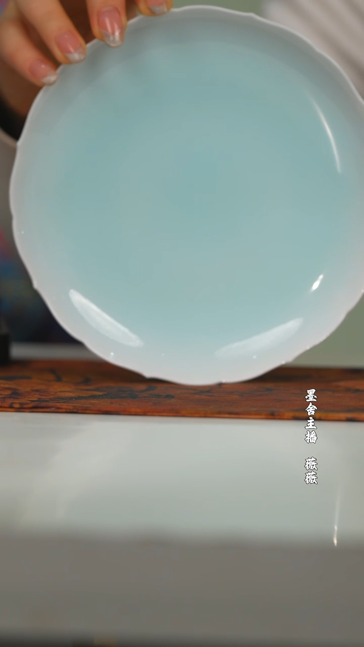 【闪购商品】闰火堂柴窑影青莲瓣壶承盘