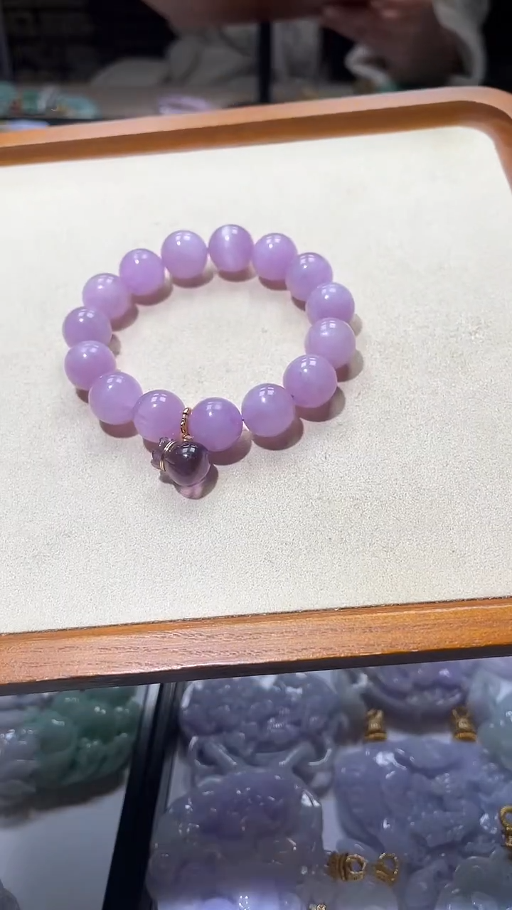 【闪购商品】锂辉石手链未镶嵌紫锂辉手链