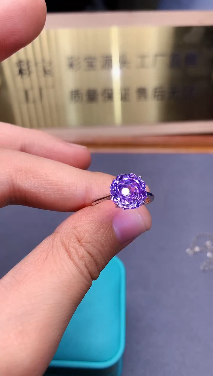 【闪购商品】锂辉石戒指银S925镶嵌........