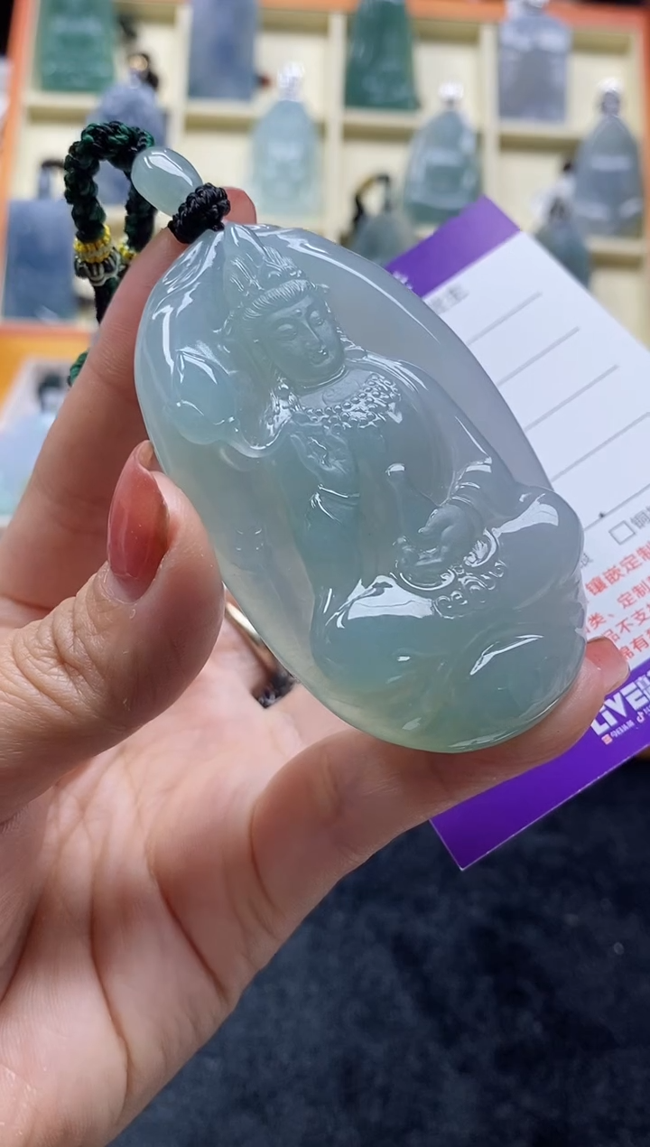 【闪购商品】翡翠吊坠(不含链)未镶嵌缅甸天然翡翠