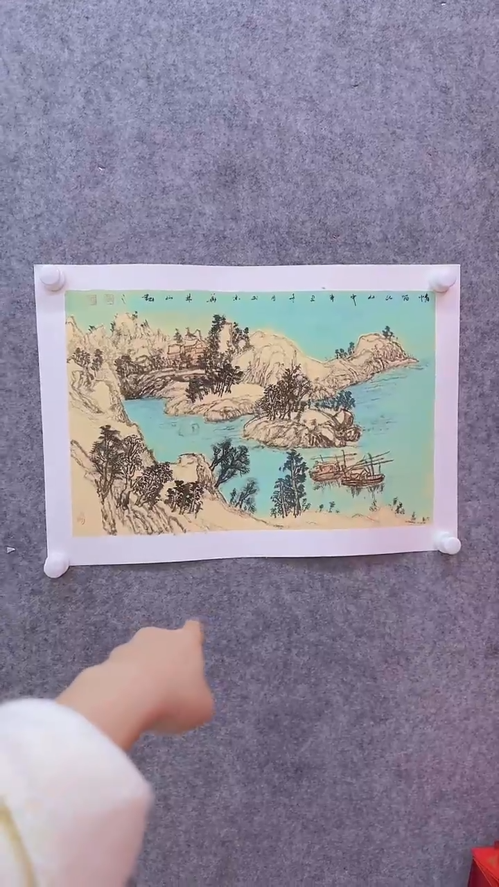 【闪购商品】国画郭林山手绘国画