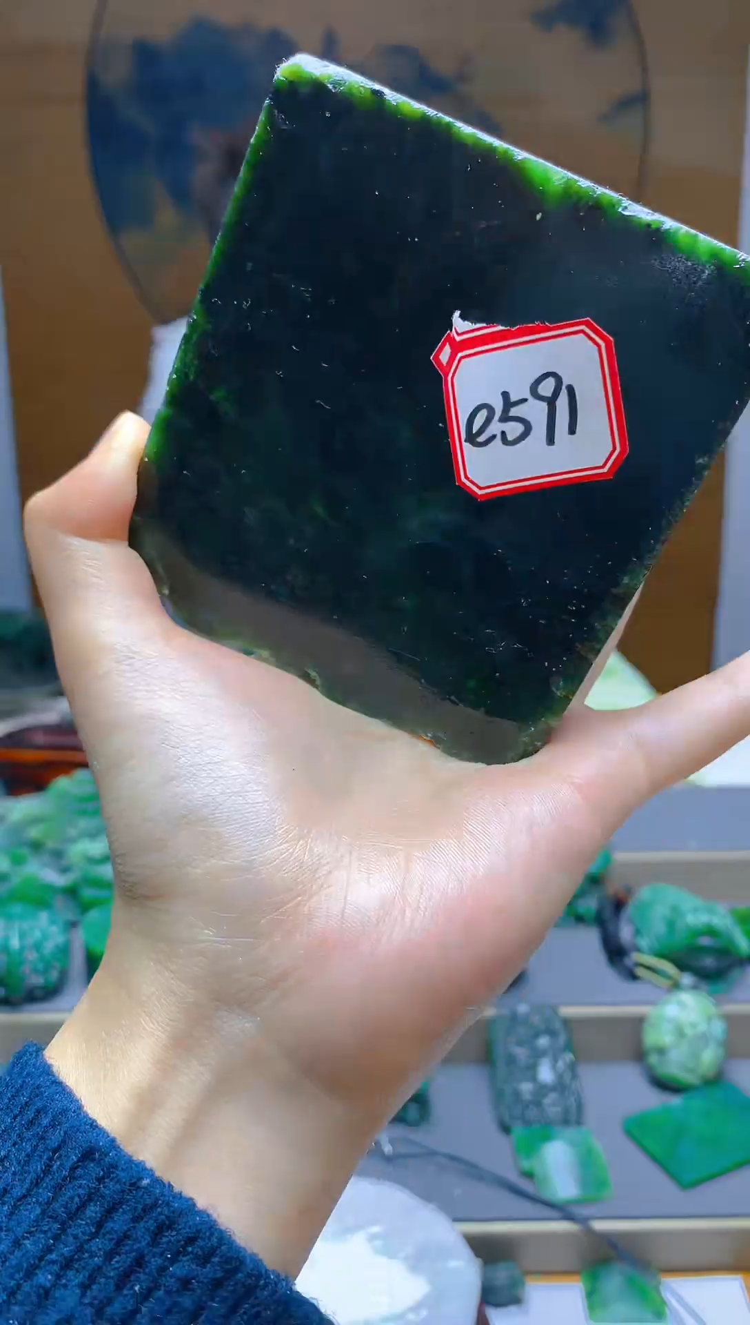 【闪购商品】和田玉（碧玉）珠宝半成品未镶嵌1