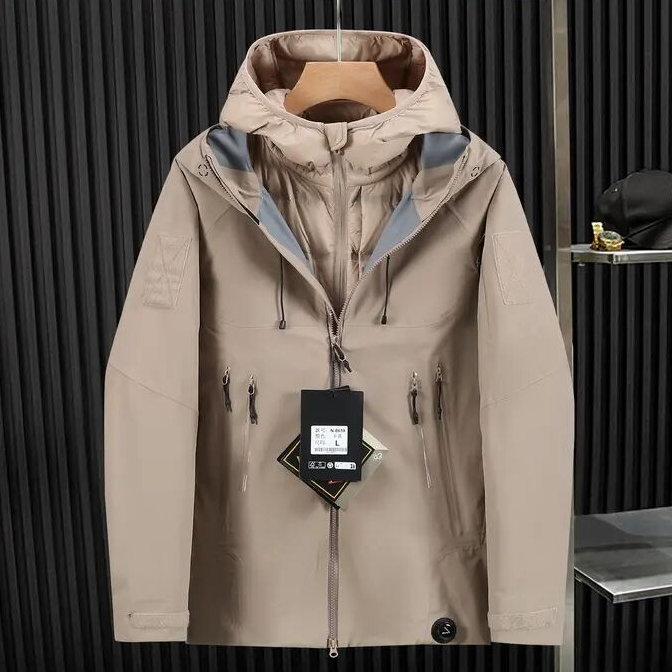 2025新款可拆卸内胆三合一户外防风防水两件套滑雪冲锋衣-8659