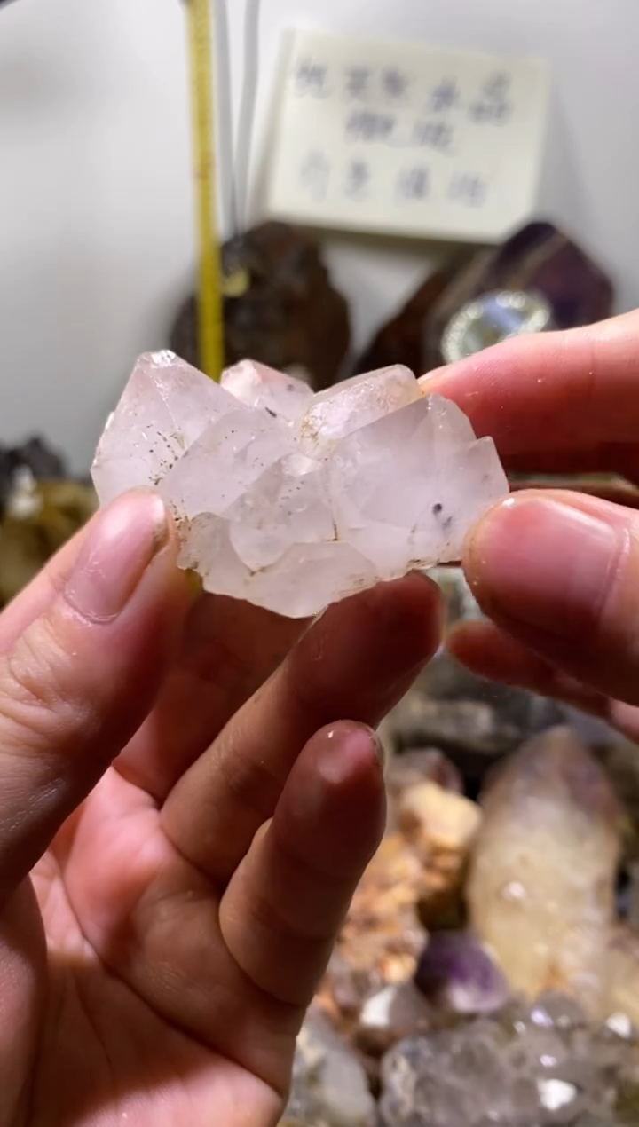 未镶嵌珠宝半成品水晶7号金口河超七晶花