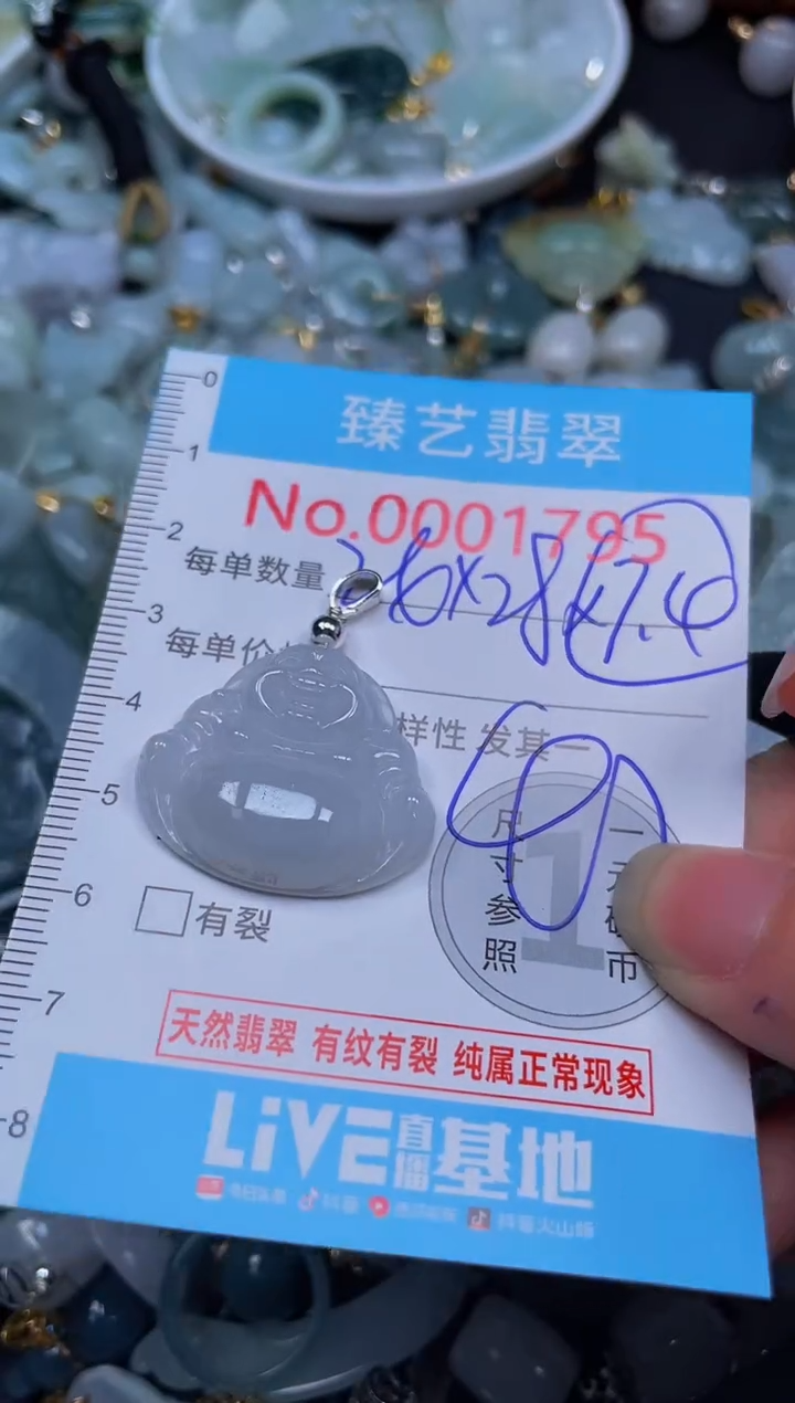 吊坠(不含链)未镶嵌翡翠1795