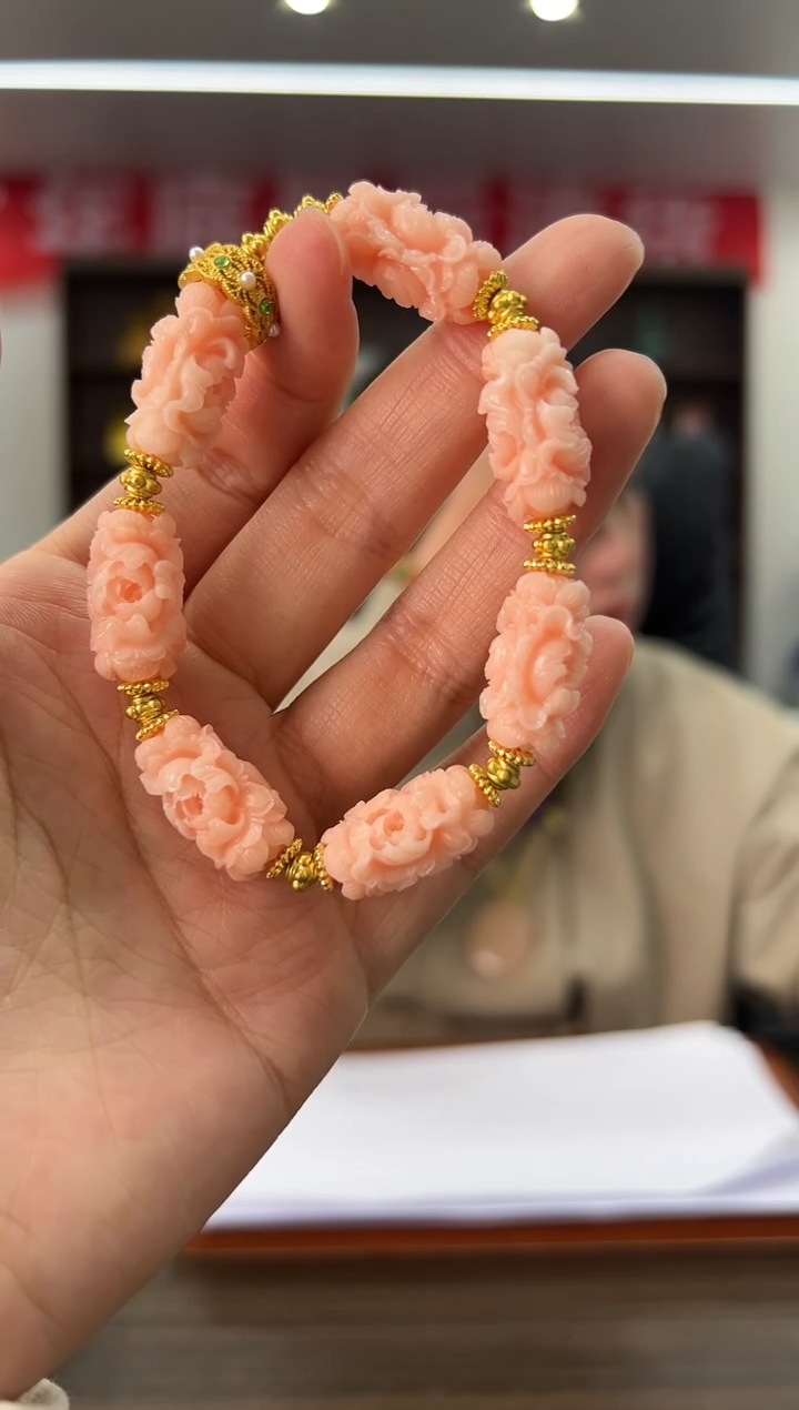 【闪购商品】菱锰矿手绳未镶嵌三姑娘566