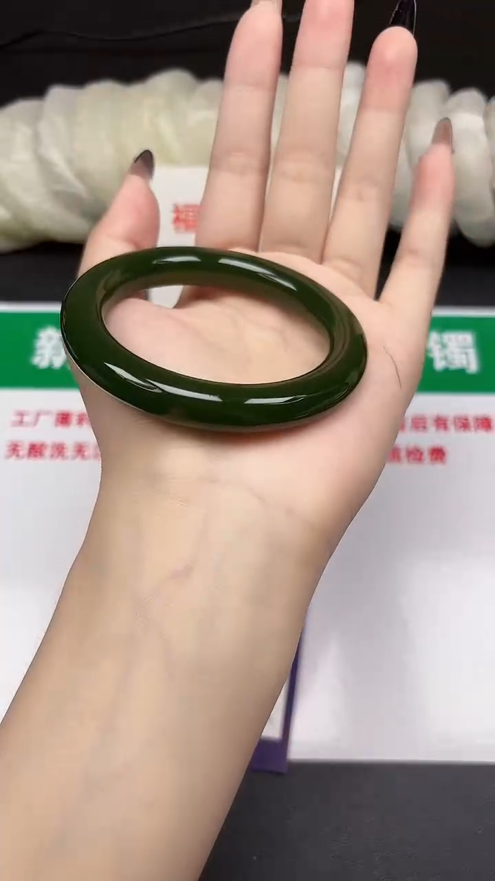 和田玉手镯未镶嵌92-2-54