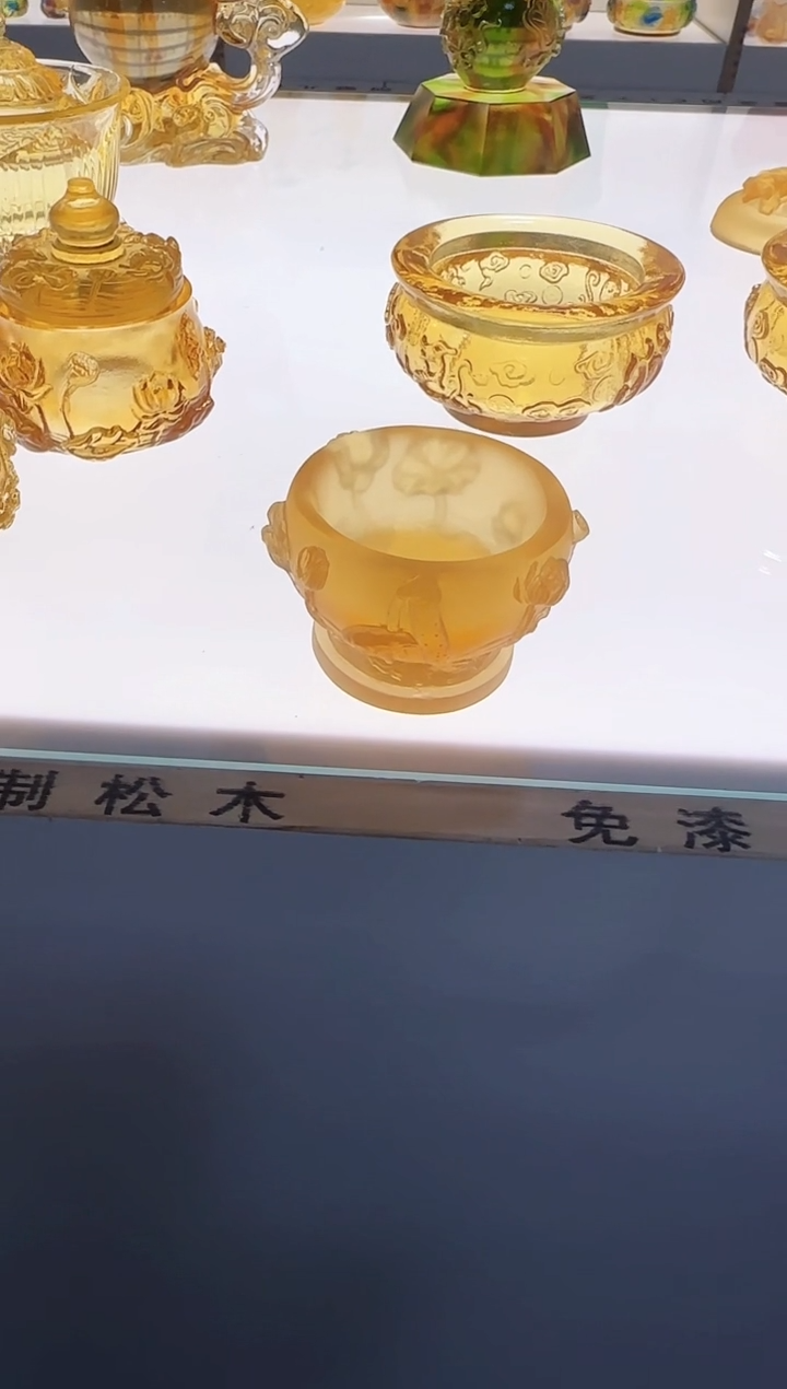 手工艺品琉璃莲花小烛台