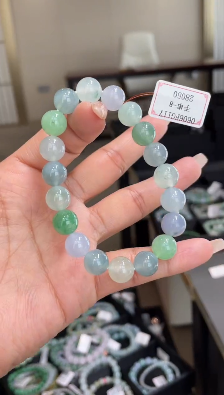 未镶嵌手串翡翠0606FG117