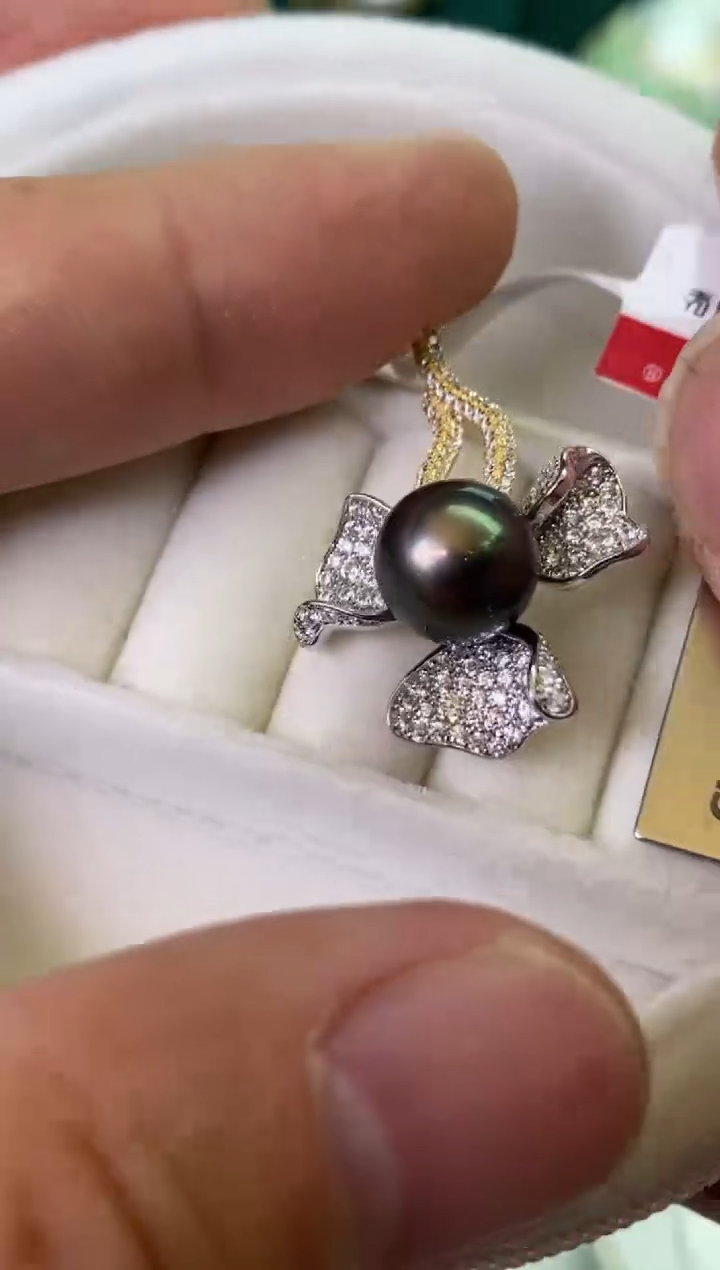 【闪购商品】海水珍珠颈饰银S925镶嵌1