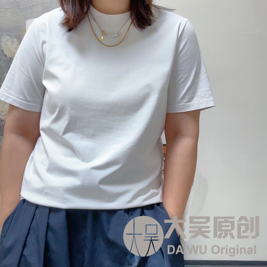 《大吴原创》定制“索罗娜”工艺净面版T恤女小圆领T恤短袖正肩百搭