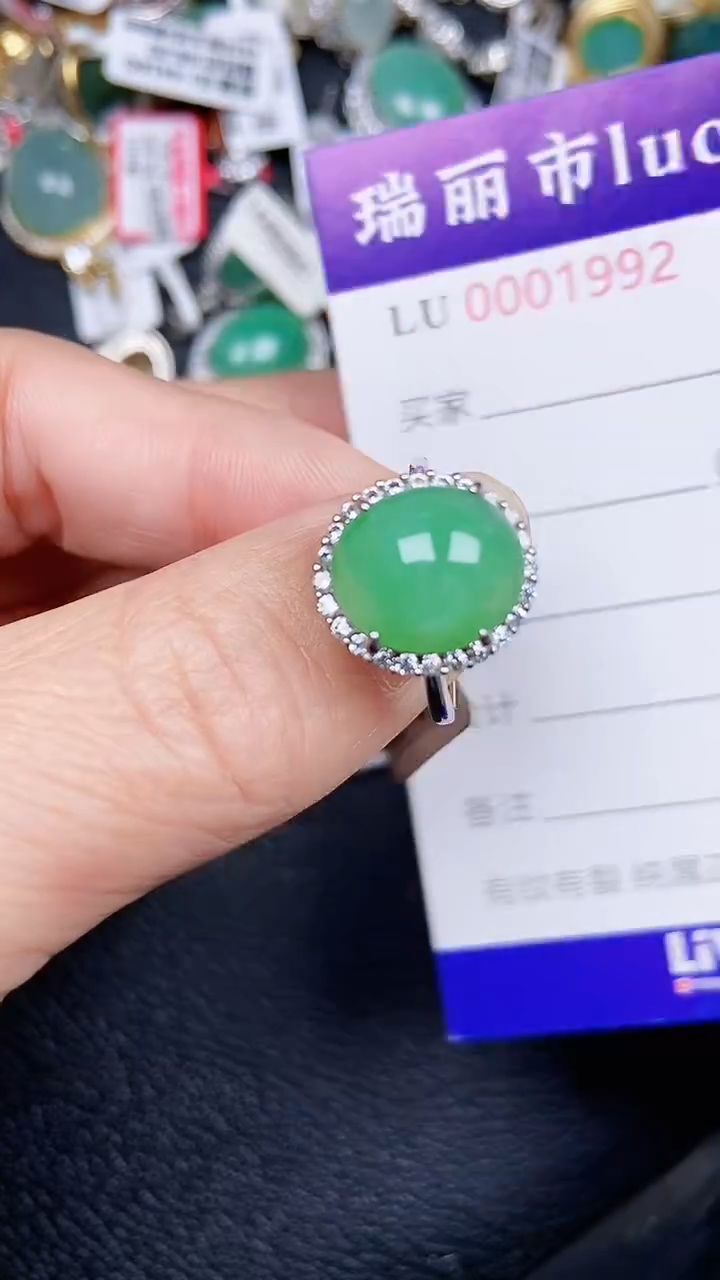 颈饰银S925镶嵌翡翠1892